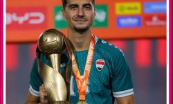 اللاعب العراقي عمار محسن يصل الدوحة للانضمام لأسود الرافدين بكأس العرب.